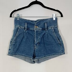 EUC Hollister Ultra High Rise Mom Short 3" Vintage Stretch Size 5 W27 Summer